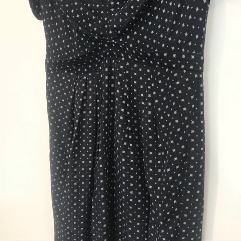 3.1 Phillip Lim Designer 6 Navy Star Silk Dress - Picture 4 of 8